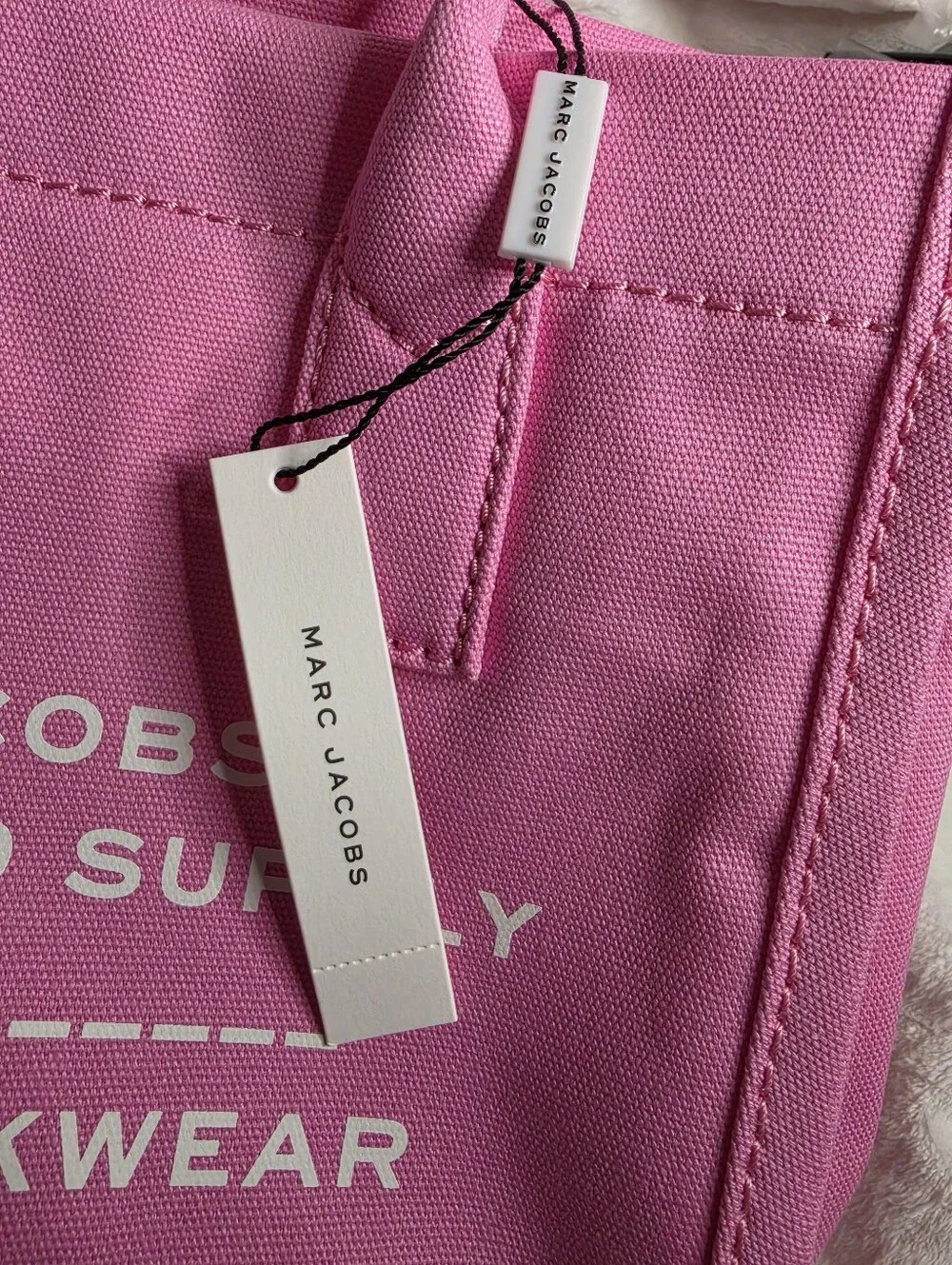 Marc Jacobs Standard Supply Workwear Petal pink canvas tote